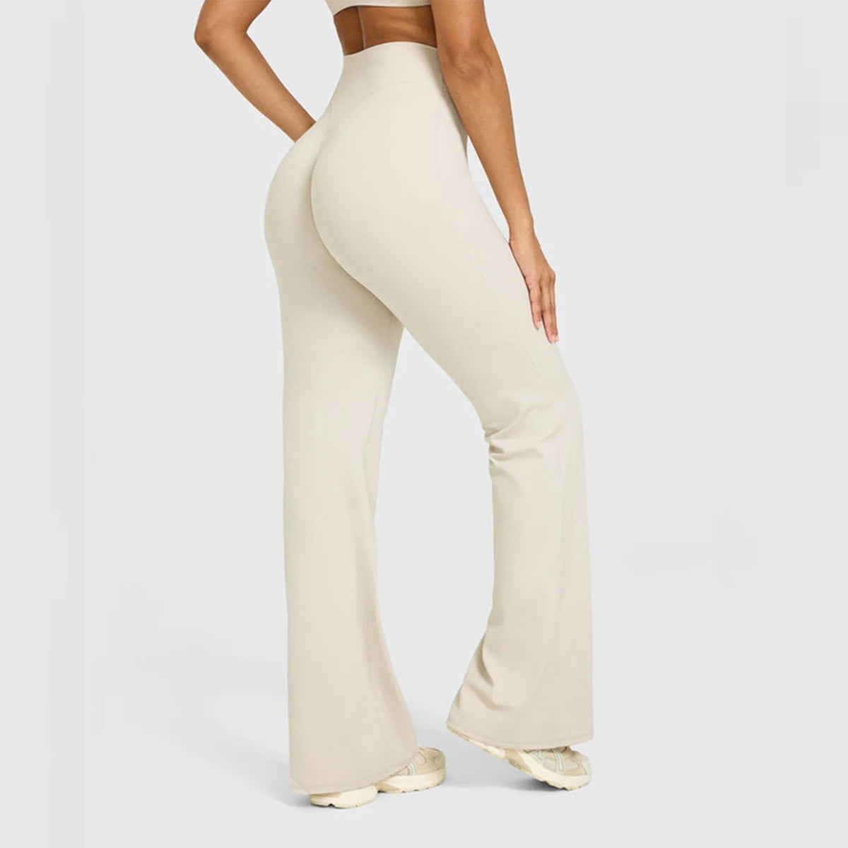 Leggings Acampanados de Cintura Alta