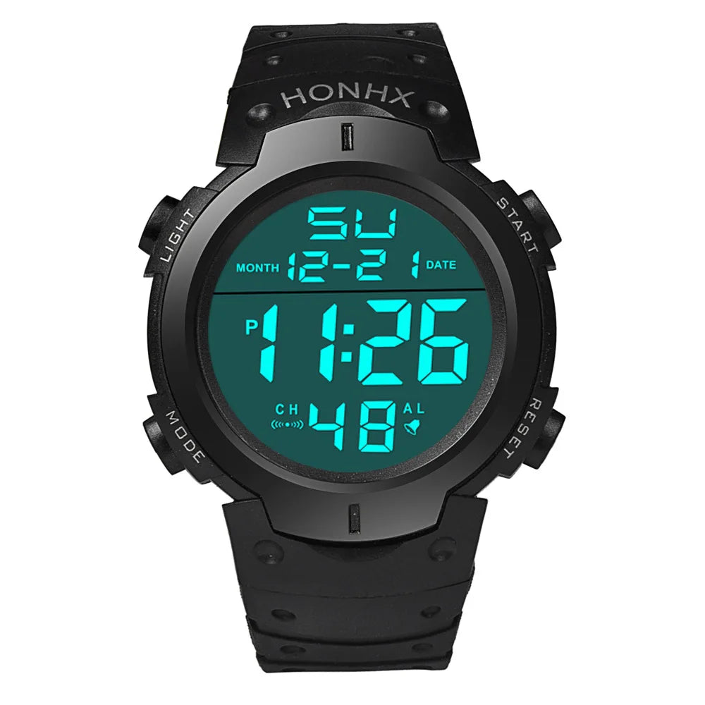 Men Sport LED Watches Top Brand MenPowerPulse X