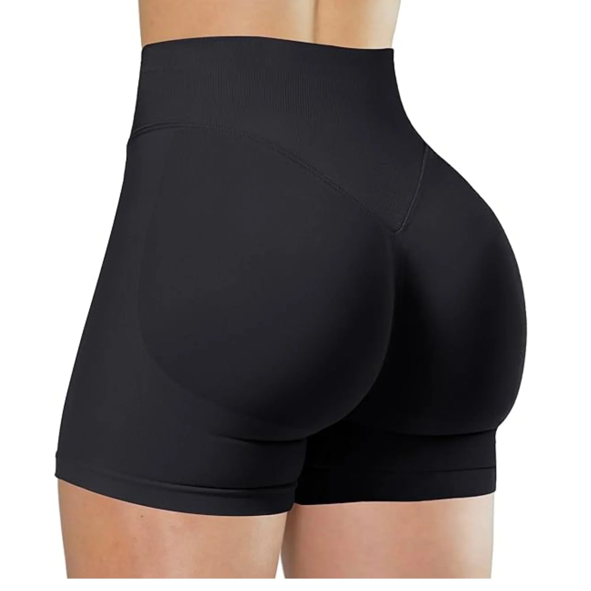 SummerSculpt Elite – Shorts de Yoga de Cintura Alta