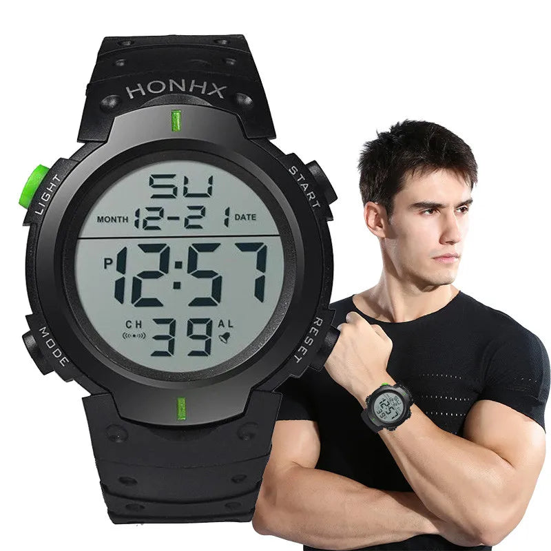 Men Sport LED Watches Top Brand MenPowerPulse X