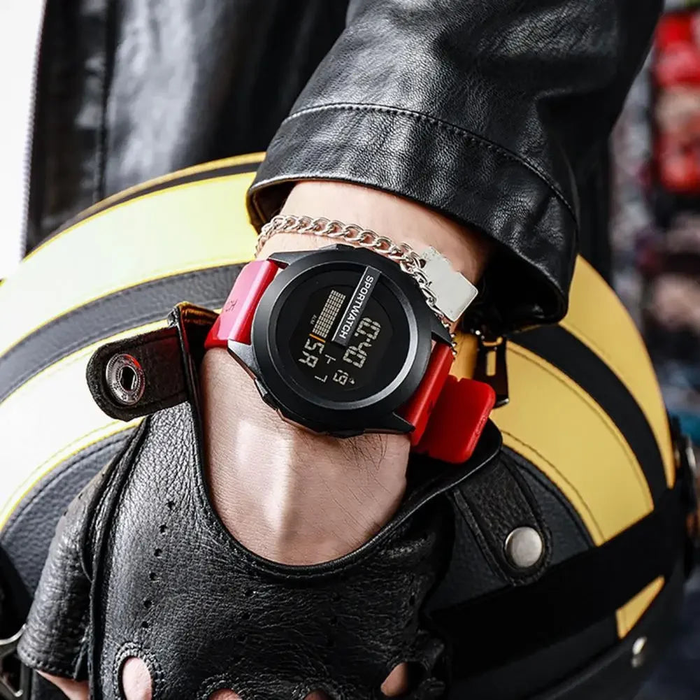 TitanX Pulse – Reloj Deportivo Digital LED Multifunción para Hombre