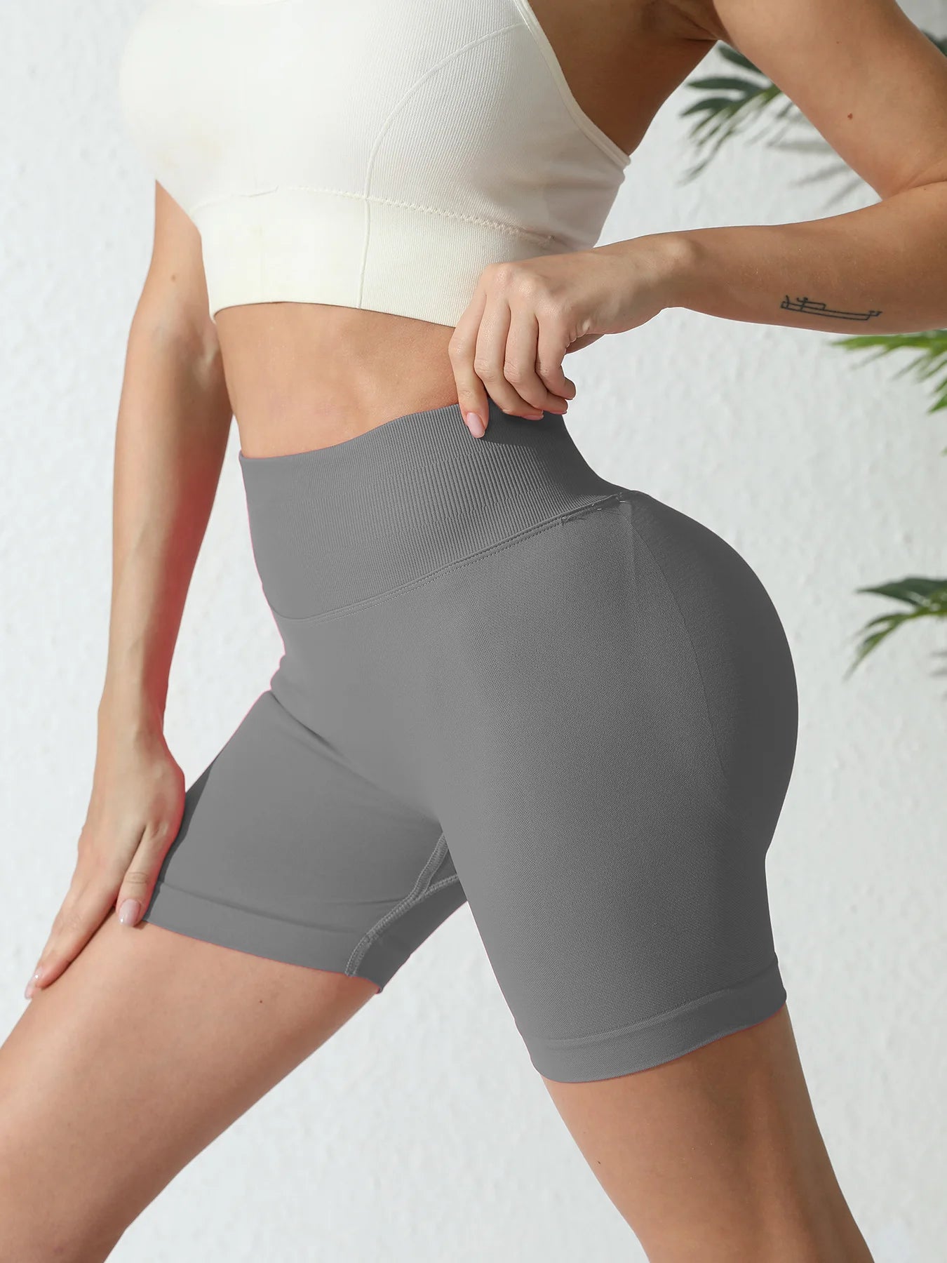 SummerSculpt Elite – Shorts de Yoga de Cintura Alta