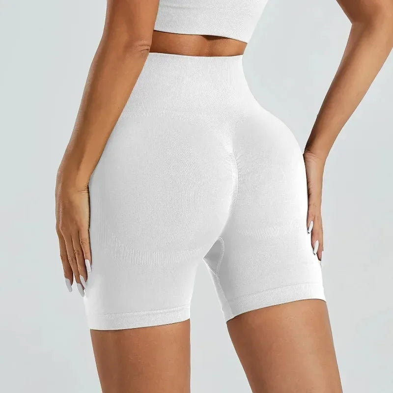 SummerSculpt Elite – Shorts de Yoga de Cintura Alta