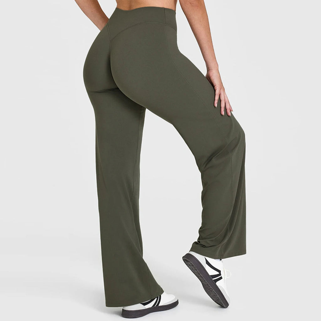 Leggings Acampanados de Cintura Alta