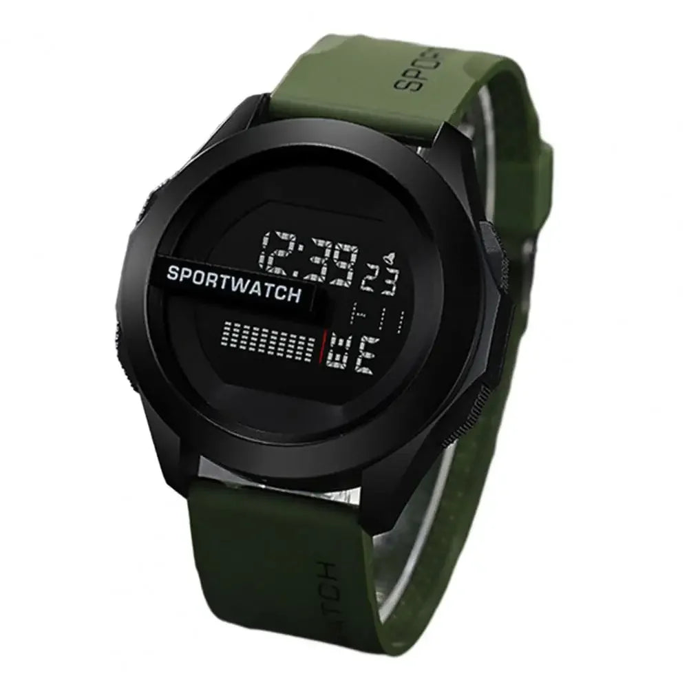 TitanX Pulse – Reloj Deportivo Digital LED Multifunción para Hombre