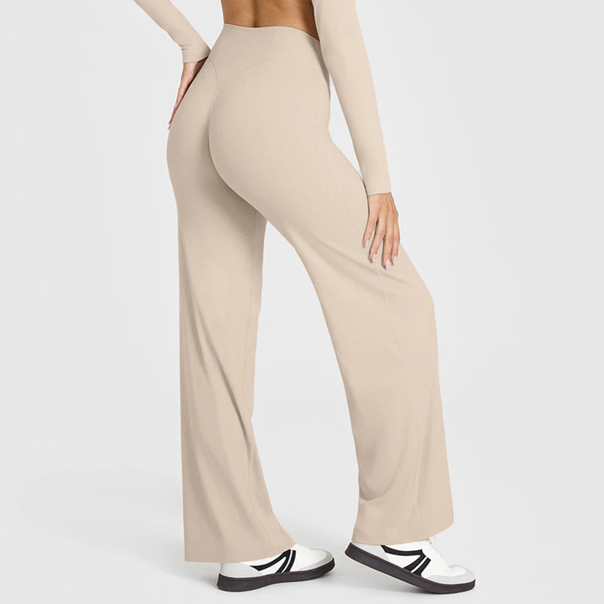 Leggings Acampanados de Cintura Alta
