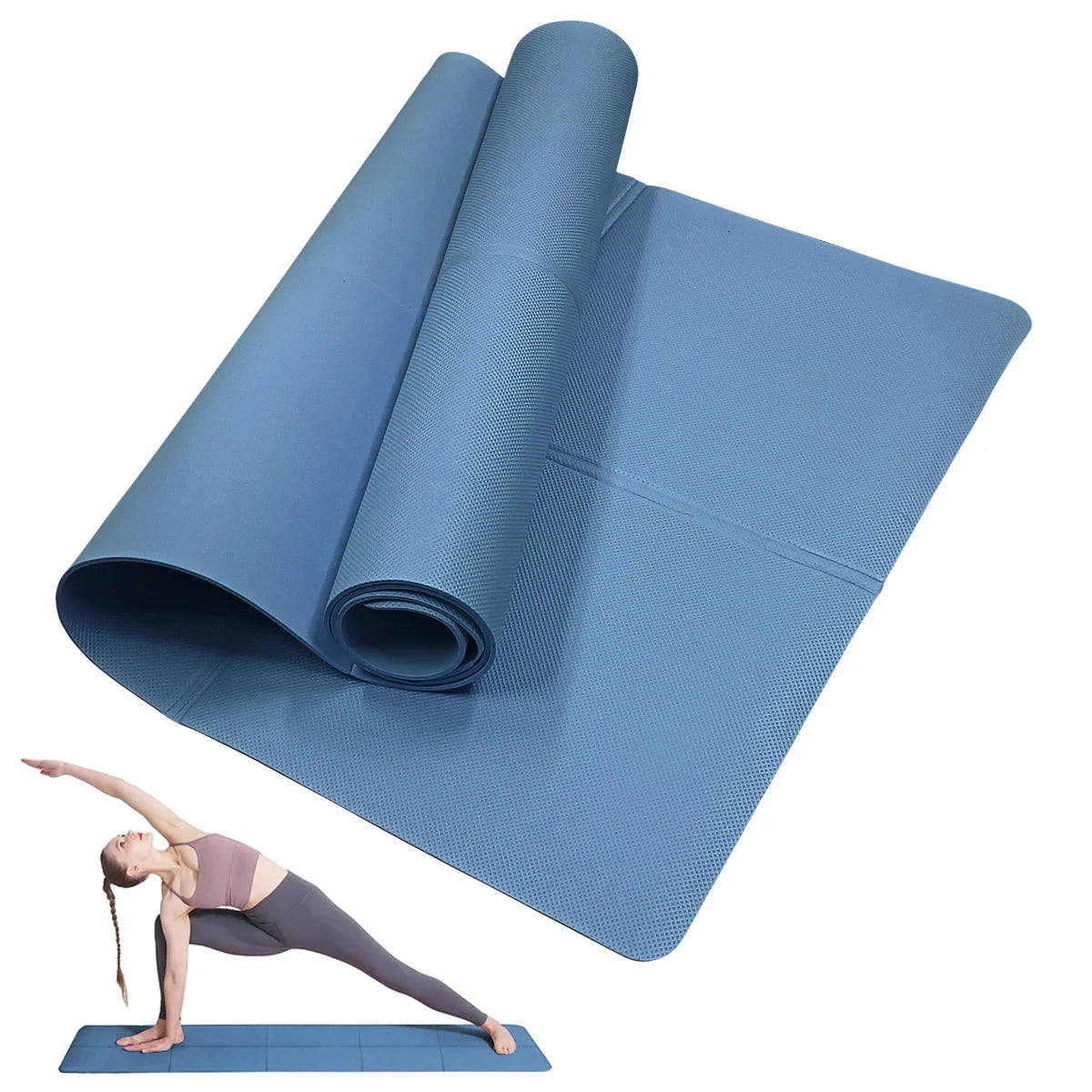 Esterilla de Yoga EVA 4 mm Antideslizante 🧘‍♂️