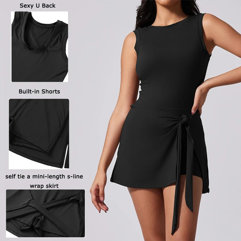 Vestido Deportivo con Short Integrado