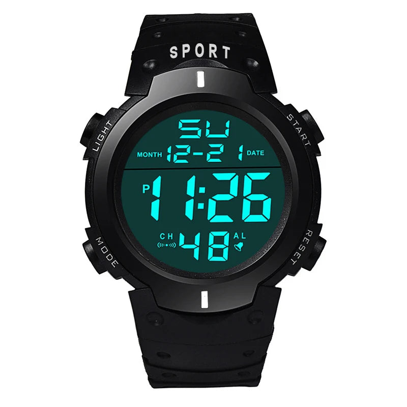 Men Sport LED Watches Top Brand MenPowerPulse X