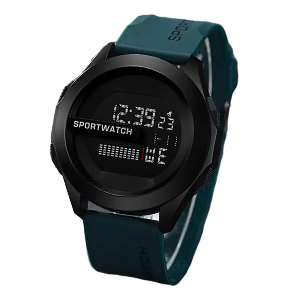 TitanX Pulse – Reloj Deportivo Digital LED Multifunción para Hombre