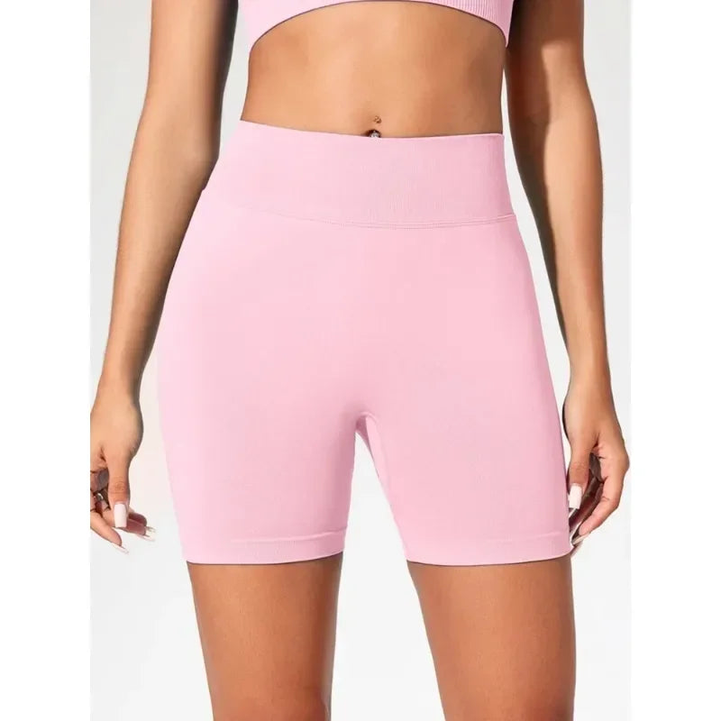 SummerSculpt Elite – Shorts de Yoga de Cintura Alta