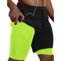 Pantalón Corto Running Doble Capa para Gym, Fitness y Entrenamiento