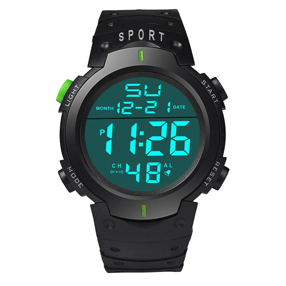 Men Sport LED Watches Top Brand MenPowerPulse X
