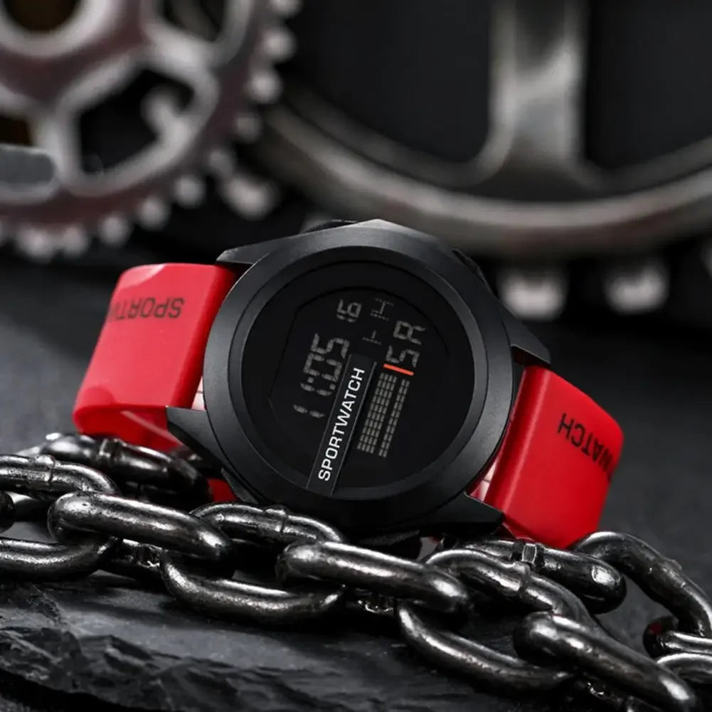TitanX Pulse – Reloj Deportivo Digital LED Multifunción para Hombre