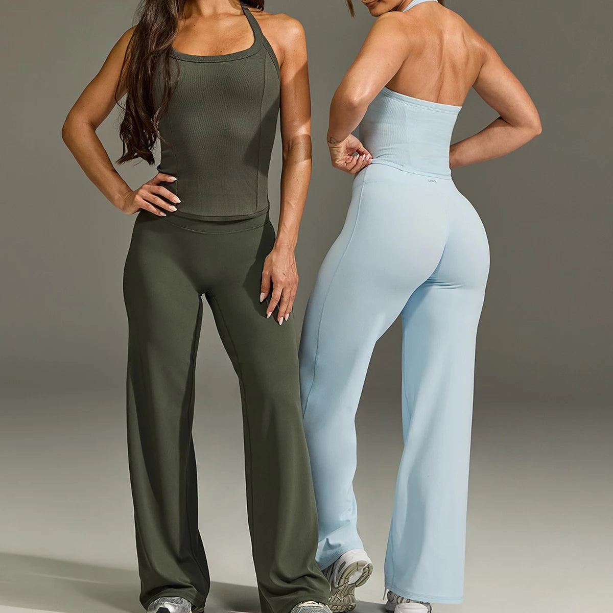 Leggings Acampanados de Cintura Alta